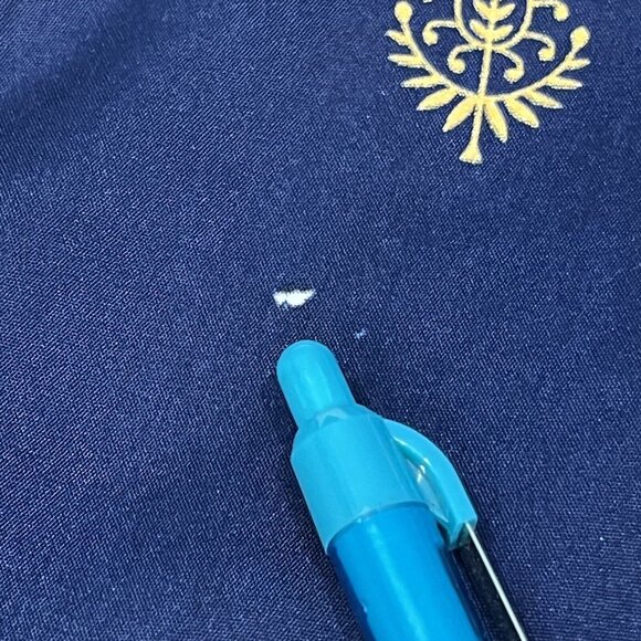 Lapogee India Blue Gold Polyester Dress New With Tags Women Size XL - Picture 7 of 16